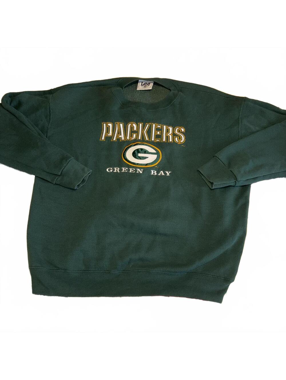 Vintage 90s Lee Sport Green Bay Packers Men’s Large Crewneck Sweatshirt NFL